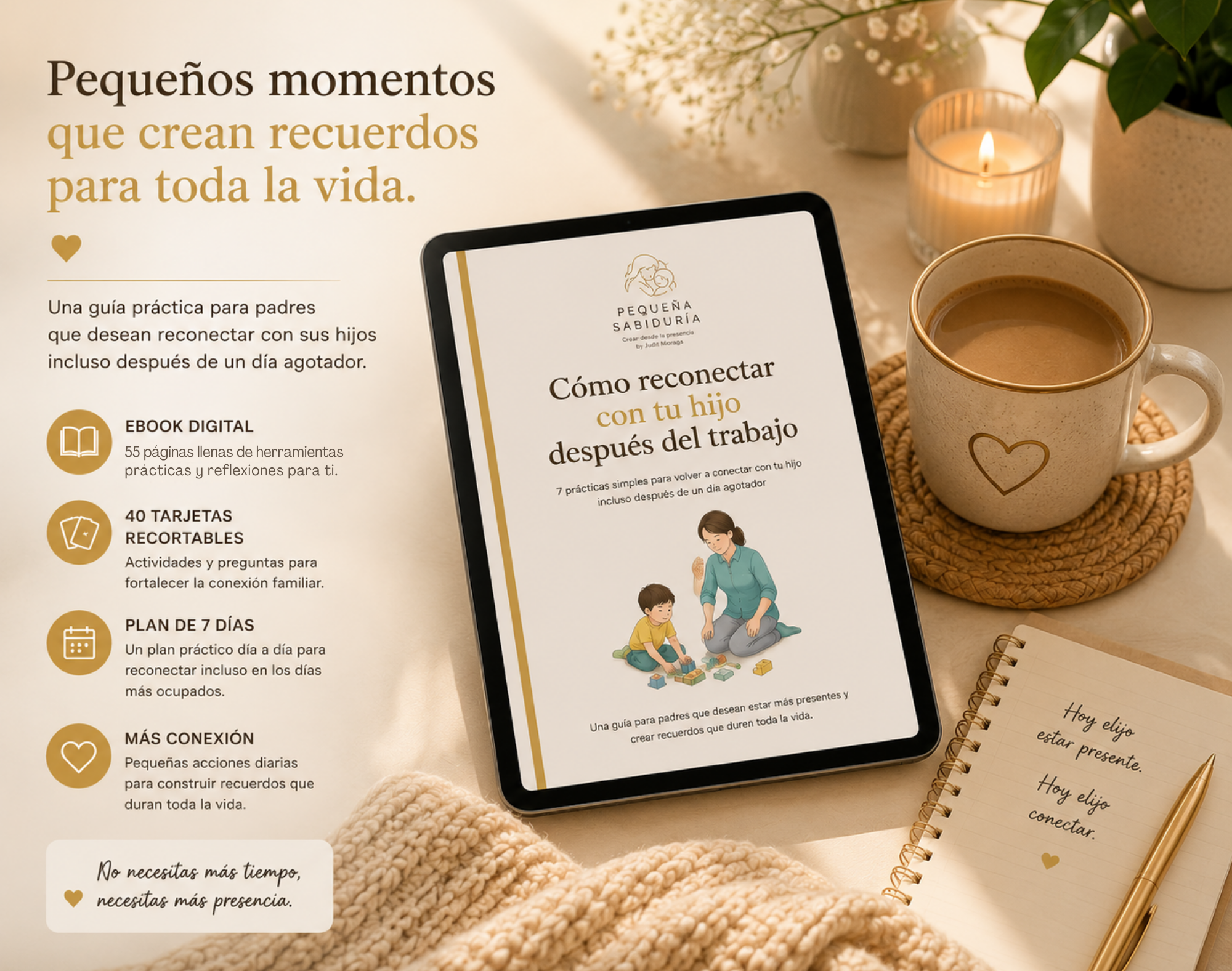 Cómo reconectar con tu hijo después del trabajo